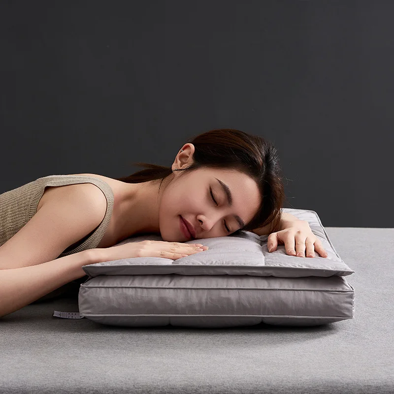 95 White Goose Down Antibacterial Sleeping Pillow Luxury Comfortable Hotel Bed Pillows