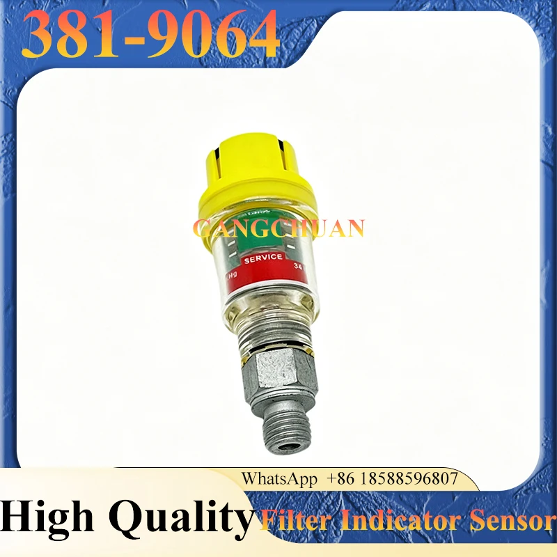 381-9064 3819064 Fuel Filter Change Indicator Sensor for E312D2 E320D E320D2 E313D2 E318D2 E323D3