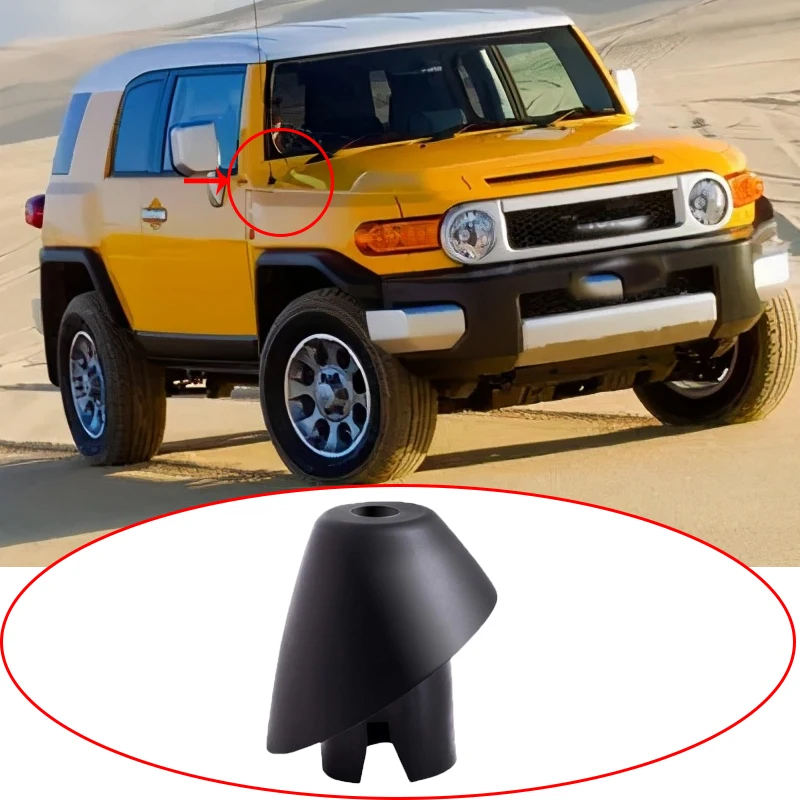 

Для Toyota FJ Cruiser 2007-2014 1X автомобильная антенна орнамент резиновые аксессуары 86392-35031