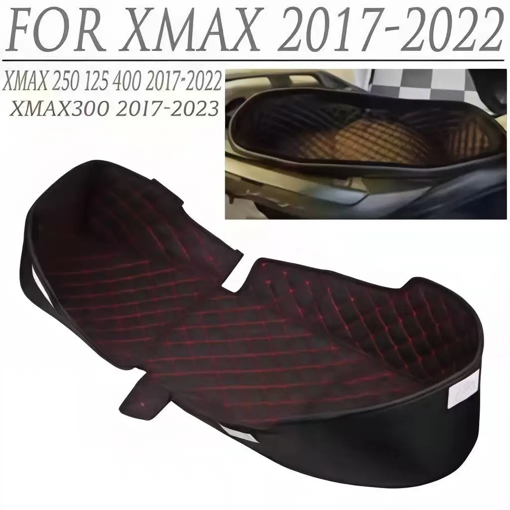 

Аксессуары для Yamaha Xmax 300 XMAX300, ящик для хранения сиденья, вкладыш для багажника, подушка, внутренняя защита для багажа