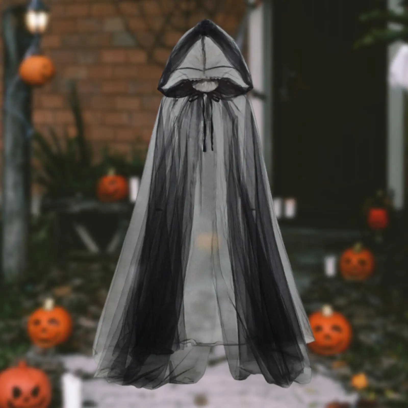 Halloween Cloak Gothic Wizard Cape Cloak for Roles Play Stage Performance Adults