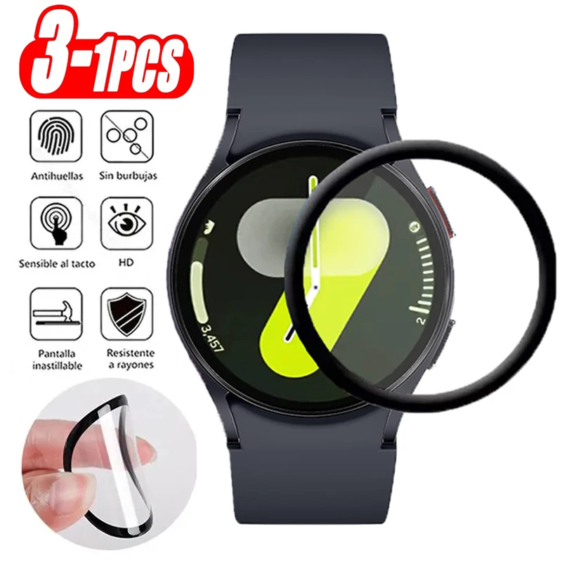 Screenprotector Voor Samsung Galaxy Watch 7/6/5/4 40Mm 44Mm Smart Watch Accessoires Beschermhoes Voor Samsung Horloge 7 Hd Film