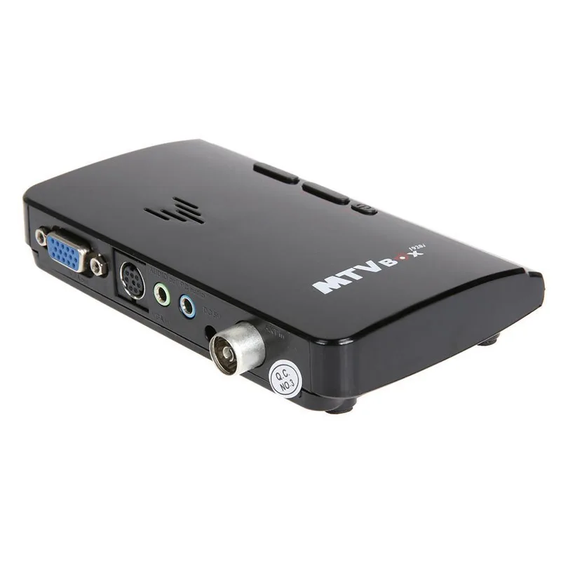 1080P LCD TV Box External HD LCD CRT VGA External TV Tuner MTV Box PC BOX Receiver Tuner AV To VGA