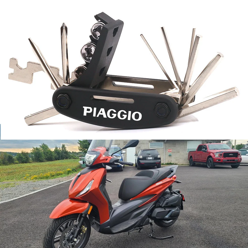 For Piaggio Mp3 300 500 3250 3400 3500 Liberty One 150 Zip 50 X7 X8 X9 Medley Beverly 400 Metal Tool Repair Scooter Accessories