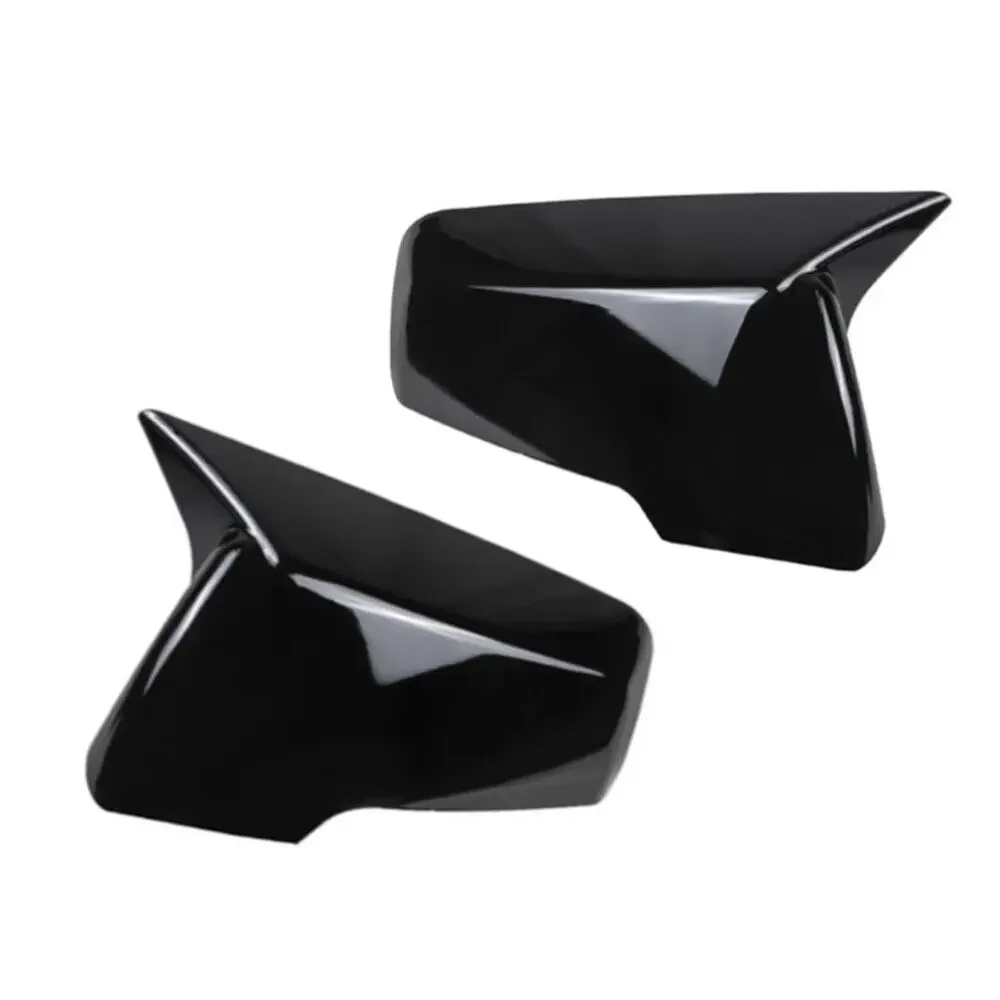 For Chevrolet Traverse 2018-2023 Car Sticker Rearview Side Mirror Cover Wing Cap Exterior Door Case Trim Carbon Fiber Black Auto