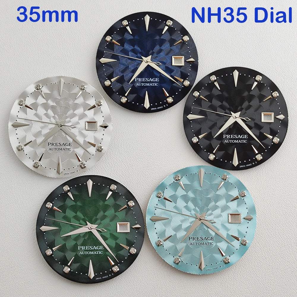 35mm NH35 dial PRESAGE S Dial With drill Cocktail dial for NH35 NH36 automatic movements WatchMods Customized Watch