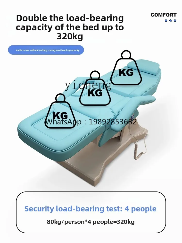 YY High-end Multifunctional Adjustable New High-end Eyelash Extension Special Bed Electric Beauty Bed