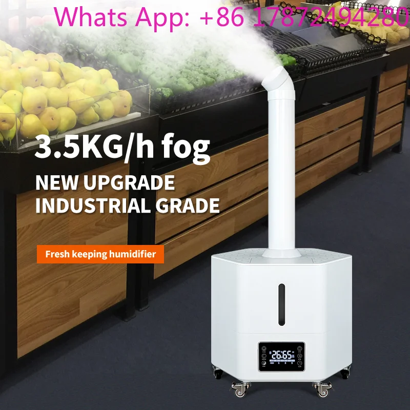 CE Certified 3.5L/H Ultrasonic Air Humidifier Machine Top Filling Tap Water Big Fogr Sprayer Portable Plug Home Use