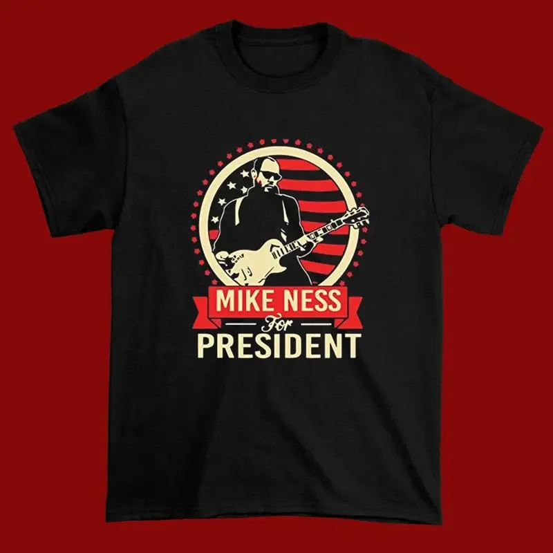 MIKE NESS FOR PRESIDENT Social Distortion T-shirt noir pour hommes de toutes tailles