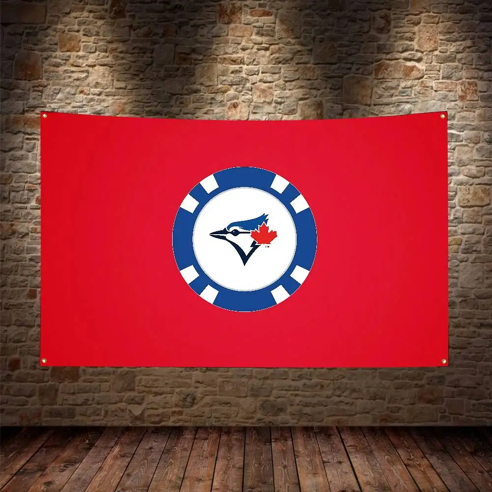 أعلام تورونتو بلو جي جايز ديكور الغرفة ديكورات خارجية عناصر شخصية أعلام لغرف النوم والمنزل المضحك #5