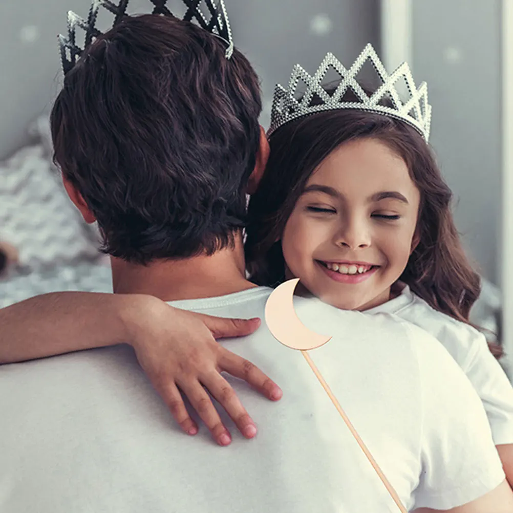 

15 Pcs Moon Fairy Wands Making Kit Diy Blank Painting Graffiti Crafts