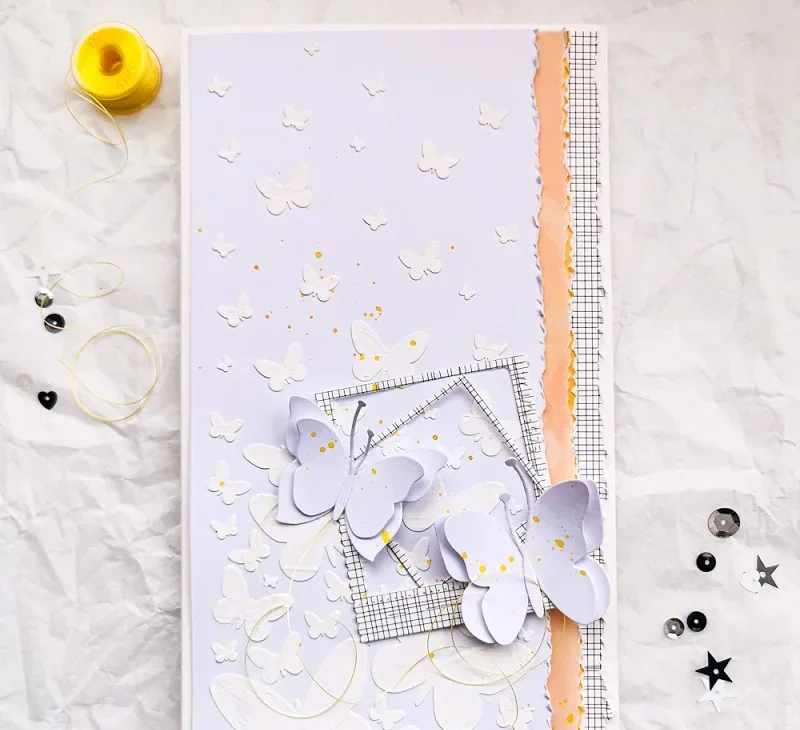 Piggy Craft metal cutting dies cut die mold Various butterfly series Scrapbook paper craft knife mould blade punch stencils dies