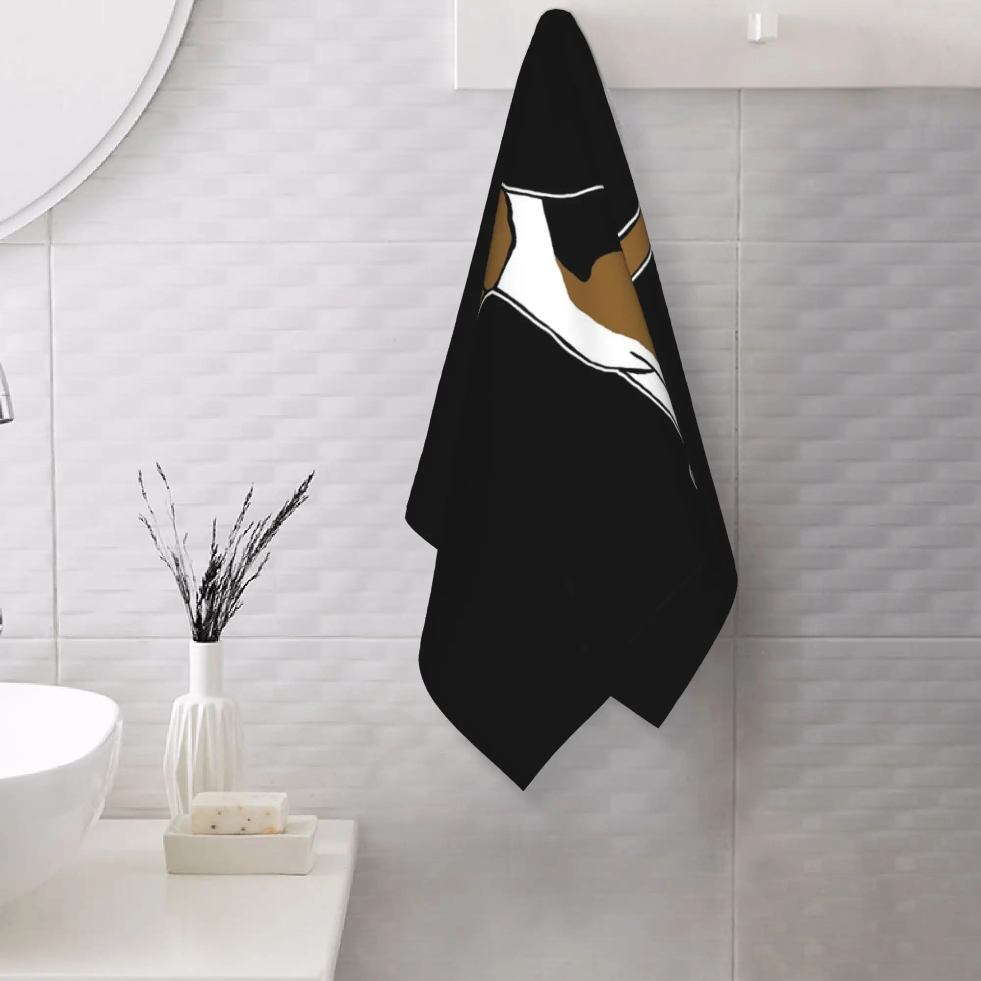 Custom Beagle Soft Face Towel Quick Dry Pool Bath Cotton Towels Absorbent