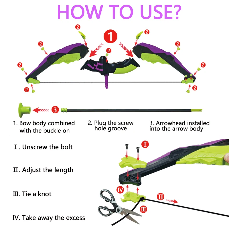 مجموعة القوس والسهم للأطفال، مجموعة الرماية مع 3/10/12 أسهم كأس الشفط، جعبة والويب الهدف للداخلية/الخارجية، هدية عيد الميلاد #2