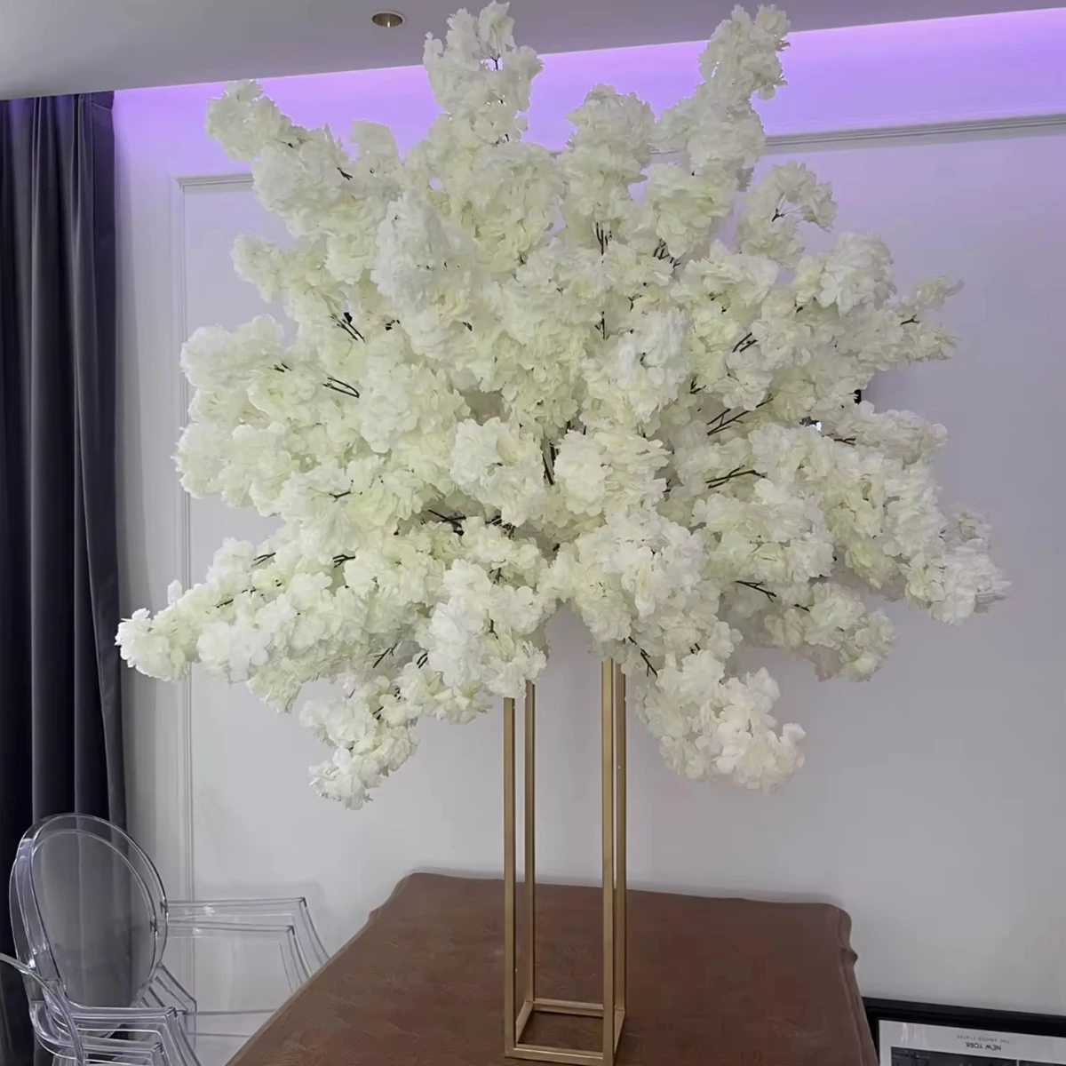 3pcs)80cm diameter )Wholesale Ivory Colors Cherry Blossom Flower Ball for Wedding White Centerpiece Decor