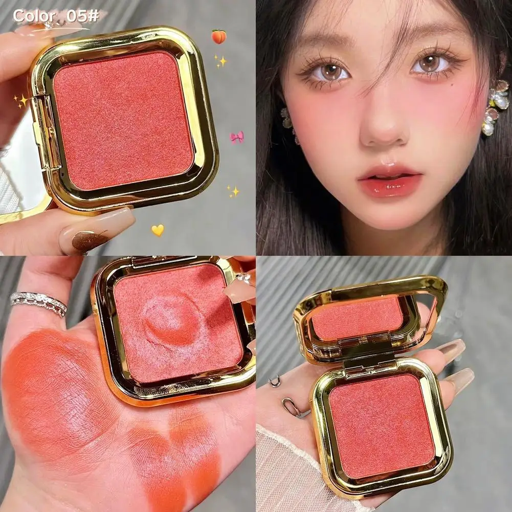 Peach Kiss – fard à joues 3D, crème rouge, mat, nacré, naturel et durable, rendu des couleurs, fard à paupières pour contour du visage