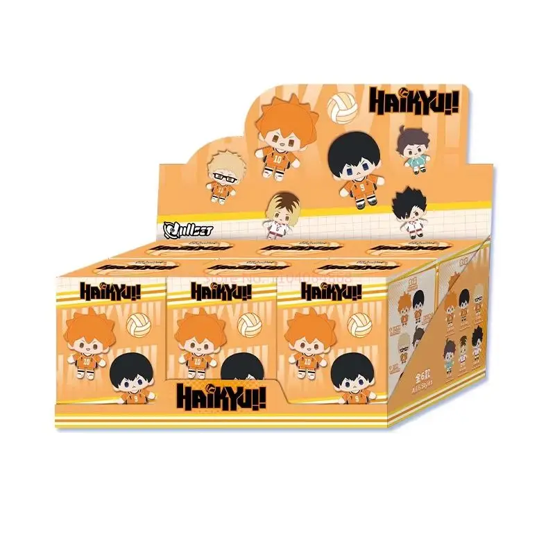 Haikyuu!! Mini Doll Series Blind Box Echt Yu Nishinoya Tadashi Yamaguchi Shoyo Hinata 10cm Kawaii Girl'S Gift Collectible