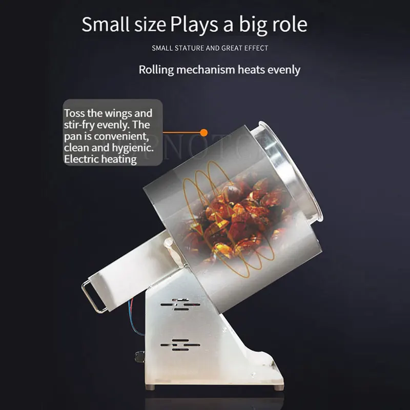 Commercial Peanut Walnut Roasting Machine Cashew Dried Fruit Roaster Nuts Multifunction Roasting Equipment