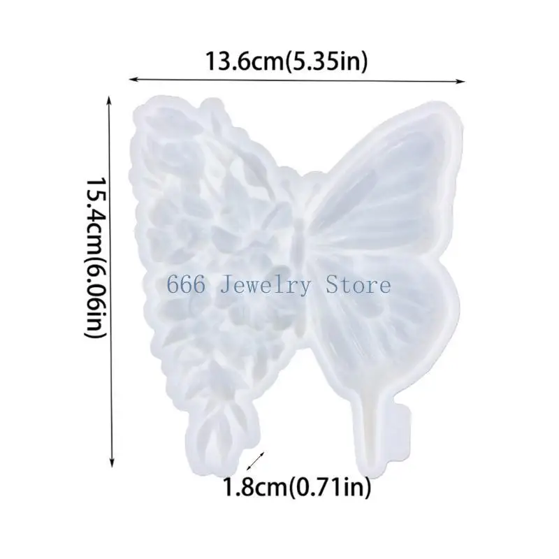 F2TD Large Butterfly Wall Hanging Mold Silicone Resin Mold Butterfly Shaped Mould
