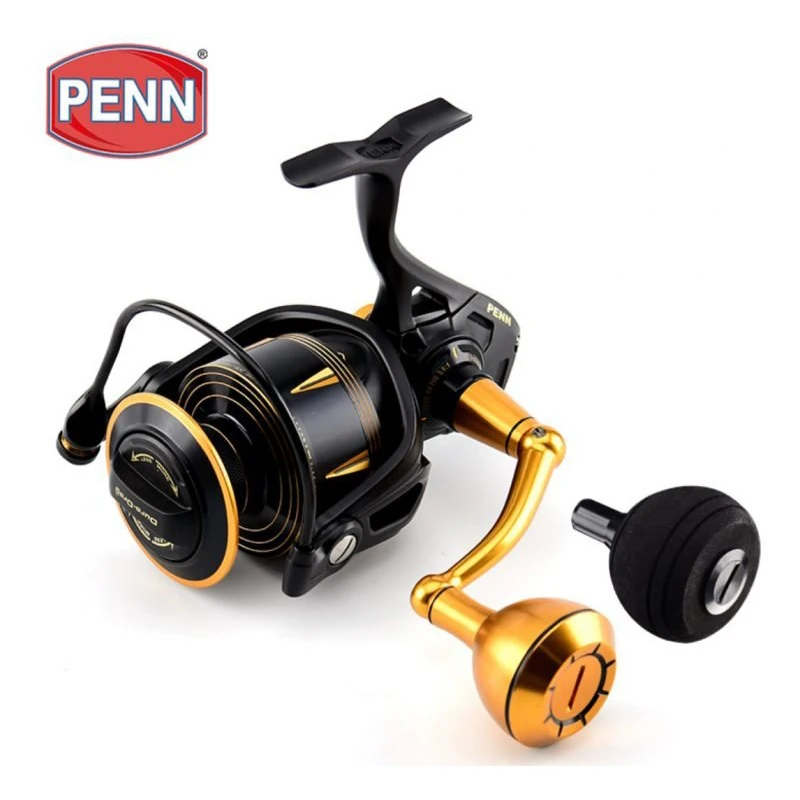 PENN SLAMMER IV 4500-10500 Spinning Fishing Reel 8+1BB Full Metal Body CNC Gear IPX6 HT-100 Sealed Waterproofing Saltwater Reel