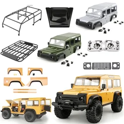 RCDream 324mm rozstaw osi obudowa samochodu wnętrze 5 korpus drzwi dla 1/10 zdalnie sterowany samochód gąsienicowy Traxxas TRX4 Defender Camel Cup RD110 Wago