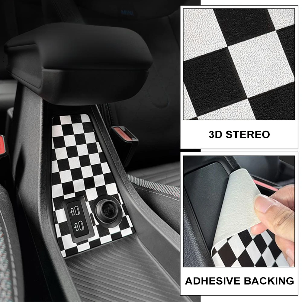 Car Charging Panel Cover Sticker for Mini Cooper F66 F65 F67 Union Jack Styling DIY Protector Decor Auto Interior Accessories