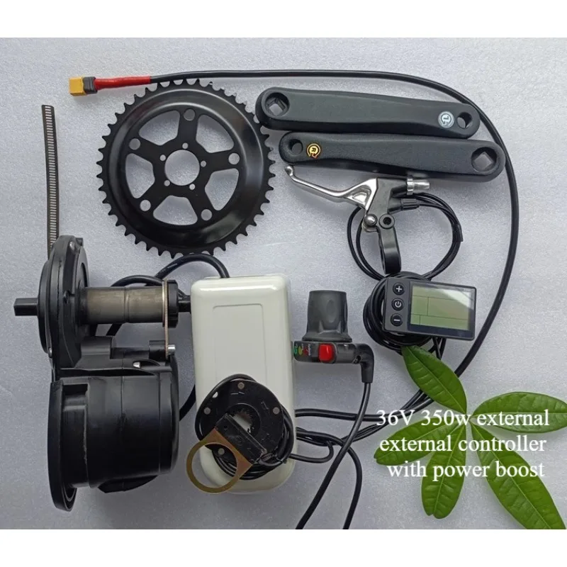 محرك تحويل متوسط المحرك 36 فولت/48 فولت 350 وات IP65 عزم دوران 85 نانومتر و85-90 دورة في الدقيقة لمجموعة المساعدة الكهربائية للدراجات الجبلية/الطريق/الدراجة الإلكترونية