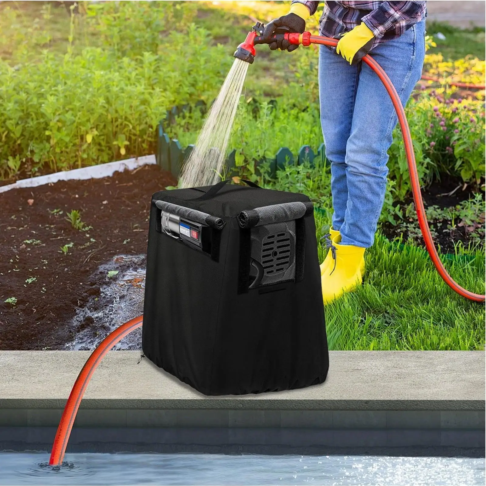 

Крышка насоса для скважины, сверхмощная защита, защитные чехлы для скважины, для наружного сада, двора, заднего двора, фермы, дорожки, патио