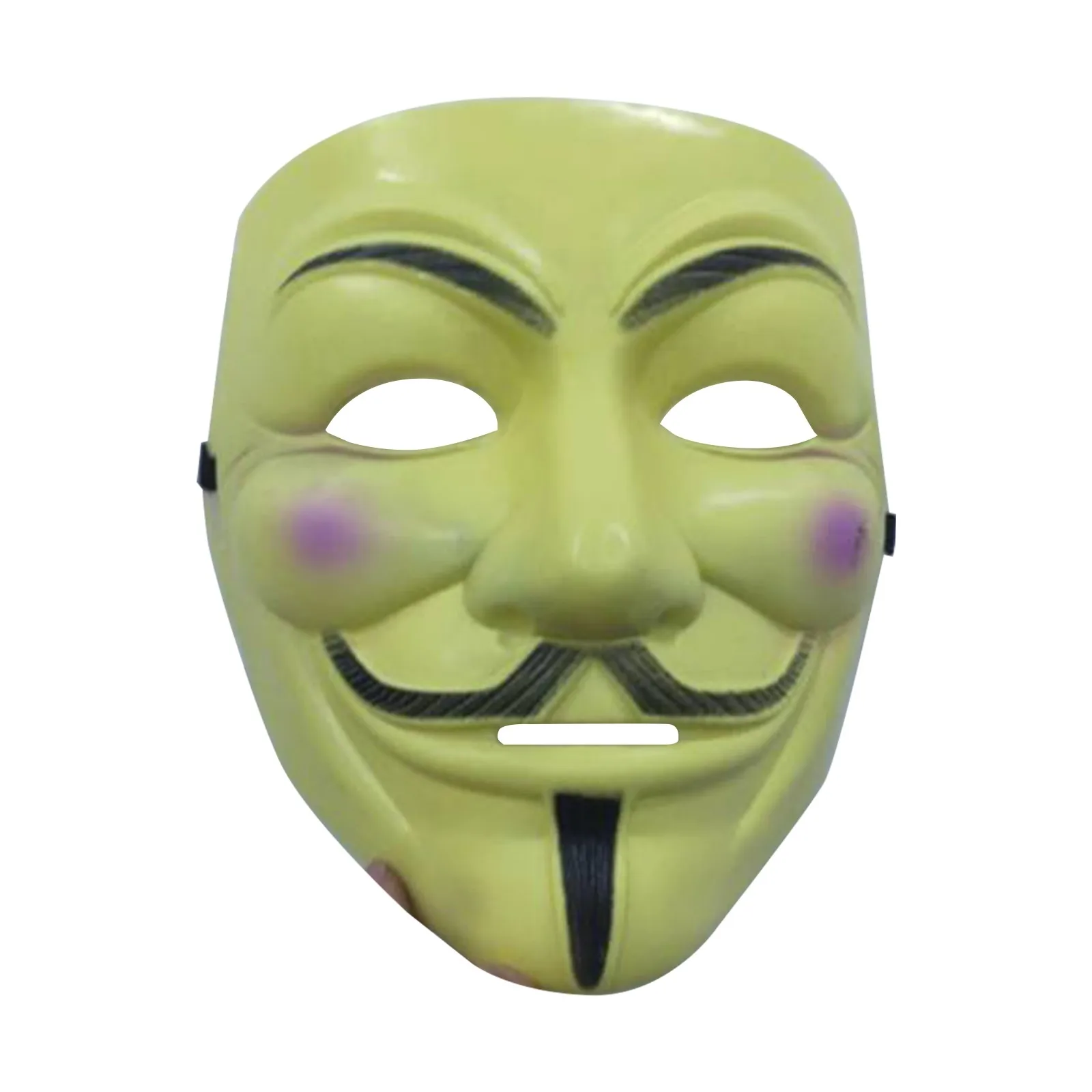 Hackers Mask White V For Vendetta Halloween Face Mask Costume Cosplay Party