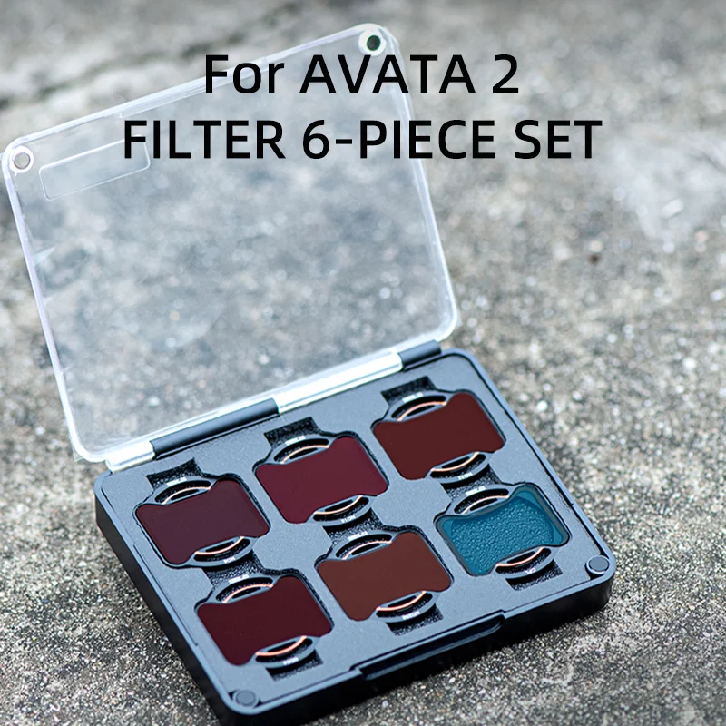 

For DJI Avata 2 Lens HD Filter Set CPL ND8 ND16 ND32 ND64 ND256 Drone Lightweight Anti-scratch Waterproof Protective Accessories