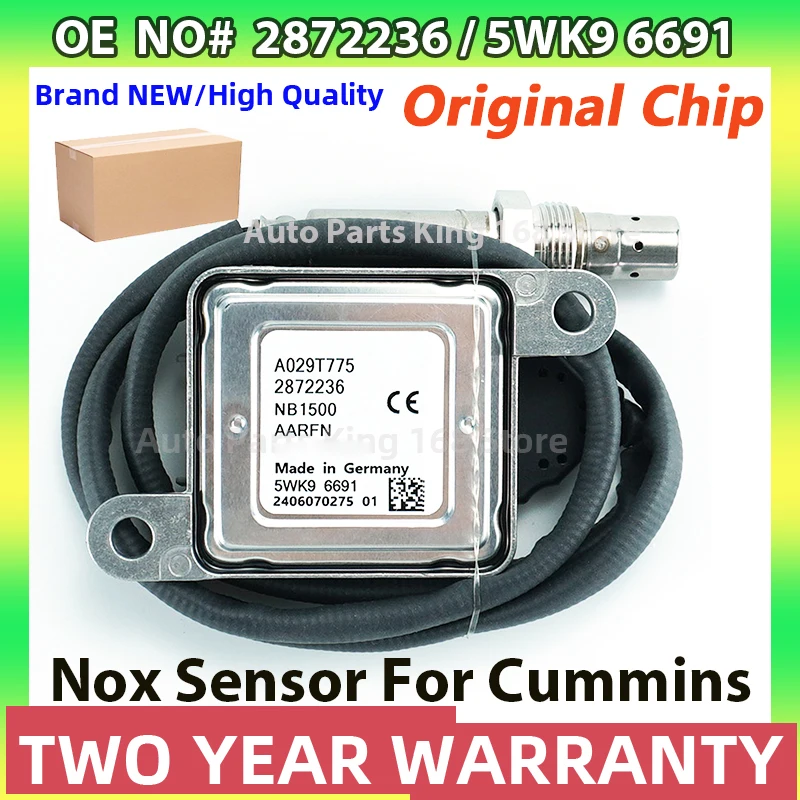 

5WK96691 2872236 5WK9 6691 Оригинальный новый датчик NOx оксида азота для Cummins ISB6.7 ISX 15,0 904-6017