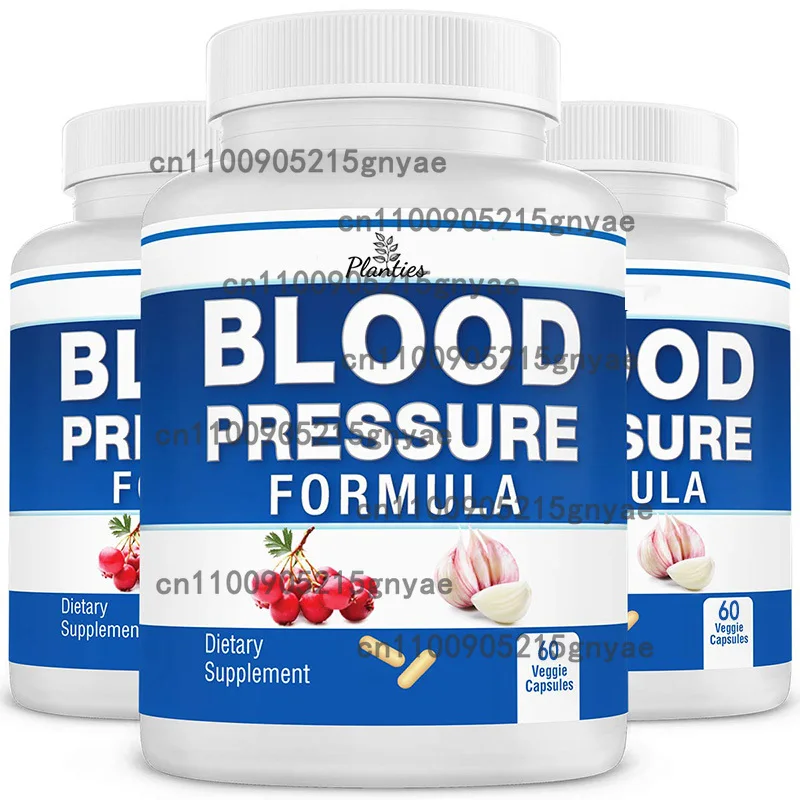 

Blood Pressure Support Supplement Containing Magnesium, Zinc, Vitamin D3, and Potassium, 60 Pills