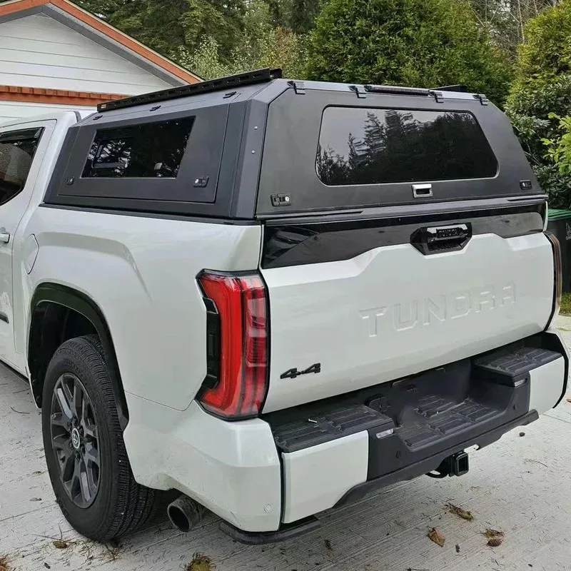 

Sliding Windows on Both Sides Truck Canopies for Tundra 5.5ft 6.5dt Hard Truck Toppers Waterproof Caps Canopy