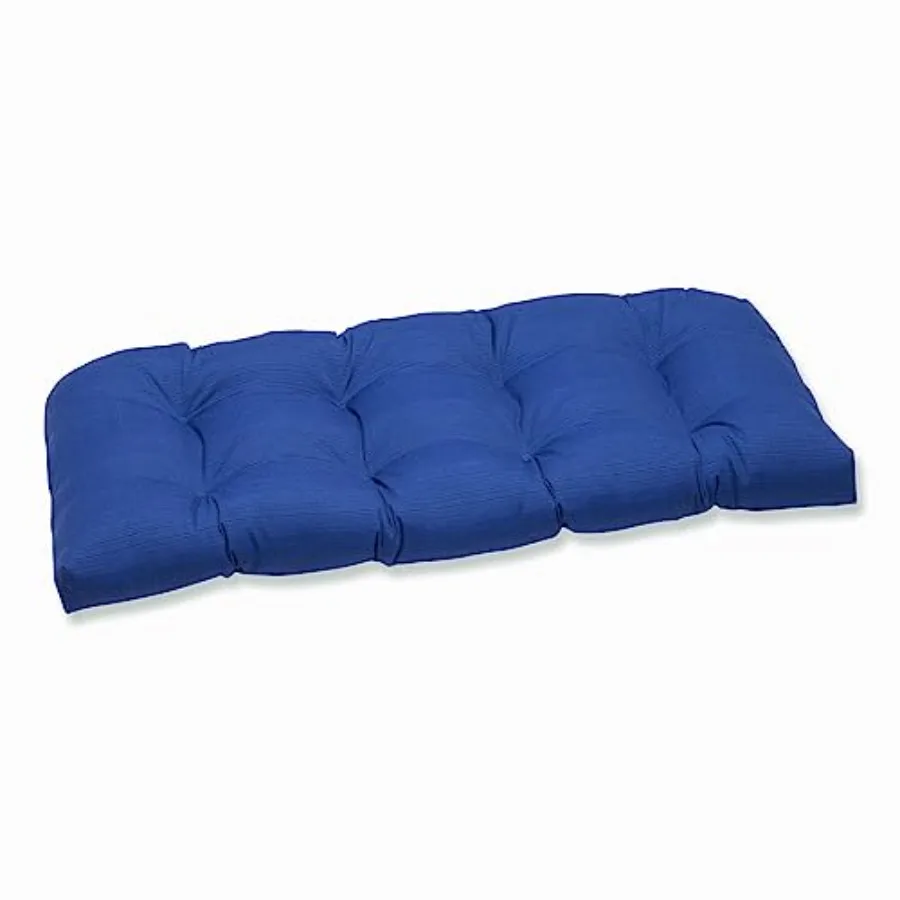 

Fresco Solid Indoor/Outdoor Wicker Patio Sofa/Swing Cushion Tufted Weather and Fade Resistant 19" x 44