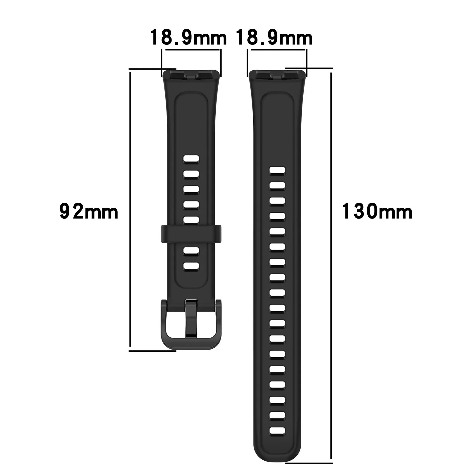 Silicone Band para Huawei Smart Watch, NFC Strap, WatchBand Acessórios, Pulseira para Huawei Band 8 e 9