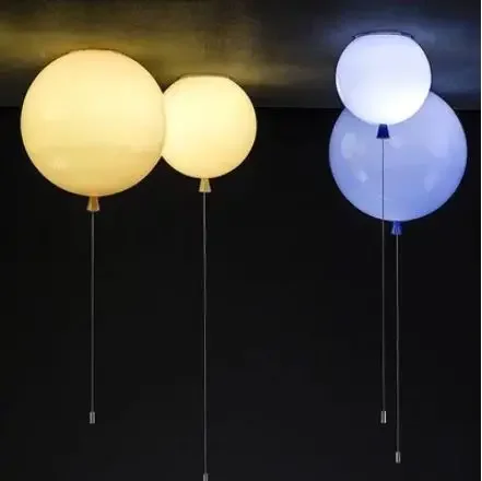 New creative personality modern minimalist bedroom lights decorative lights color balloon light children's room  ceiling lamp