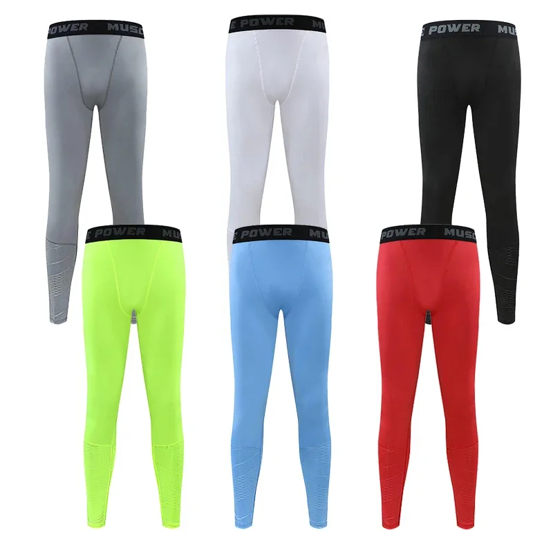 

High-elastic Training Pants Men Sports Tight-fitting Bottoming Running Gym Fitness Basketball Quick-drying Sports Trousers