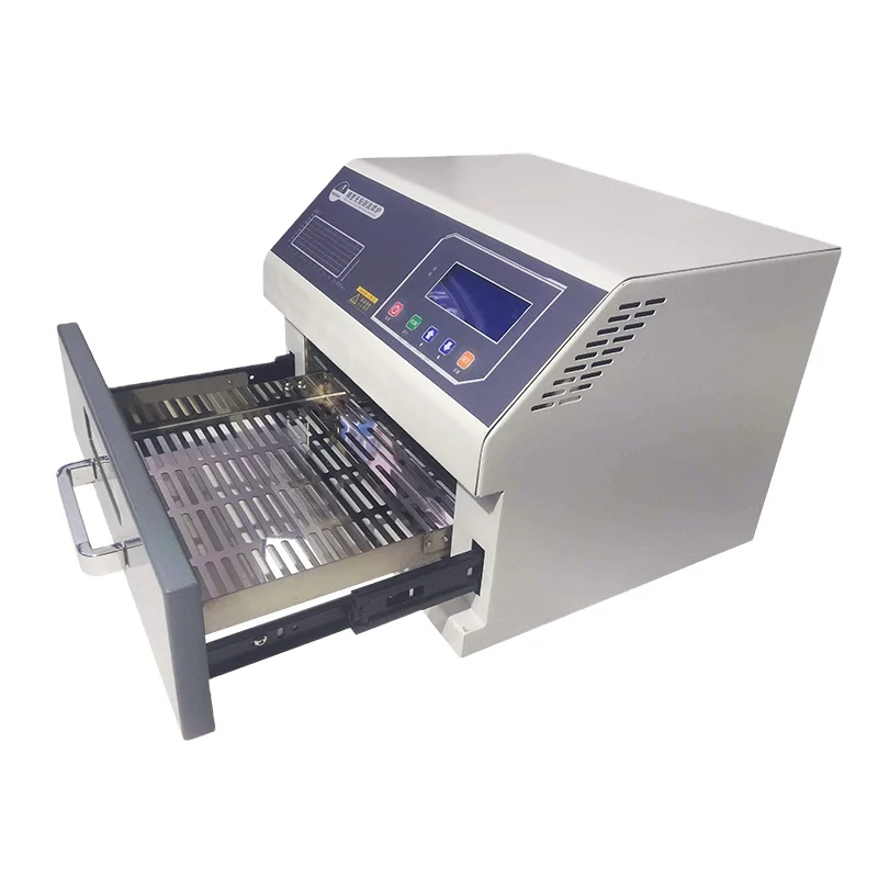 

LED Small Lead Free Reflow Soldering Oven Bench Top Reflow Oven Desktop Reflow Soldering Machine for Smt Pcb Production Line