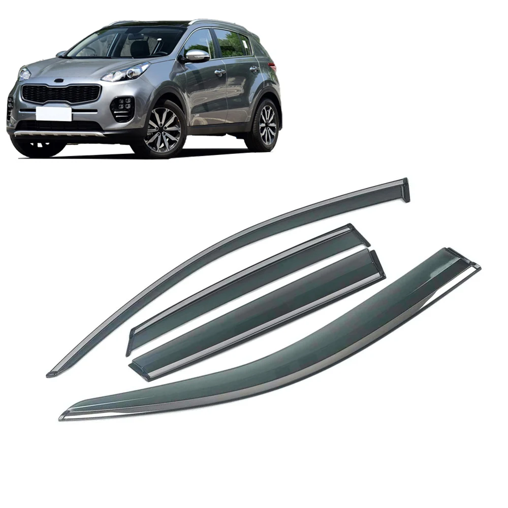 

Для KIA KX5 2016-2018 автомобильное окно ПК козырек от солнца и дождя козырьки щит укрытие защитная крышка рамка наклейка аксессуары