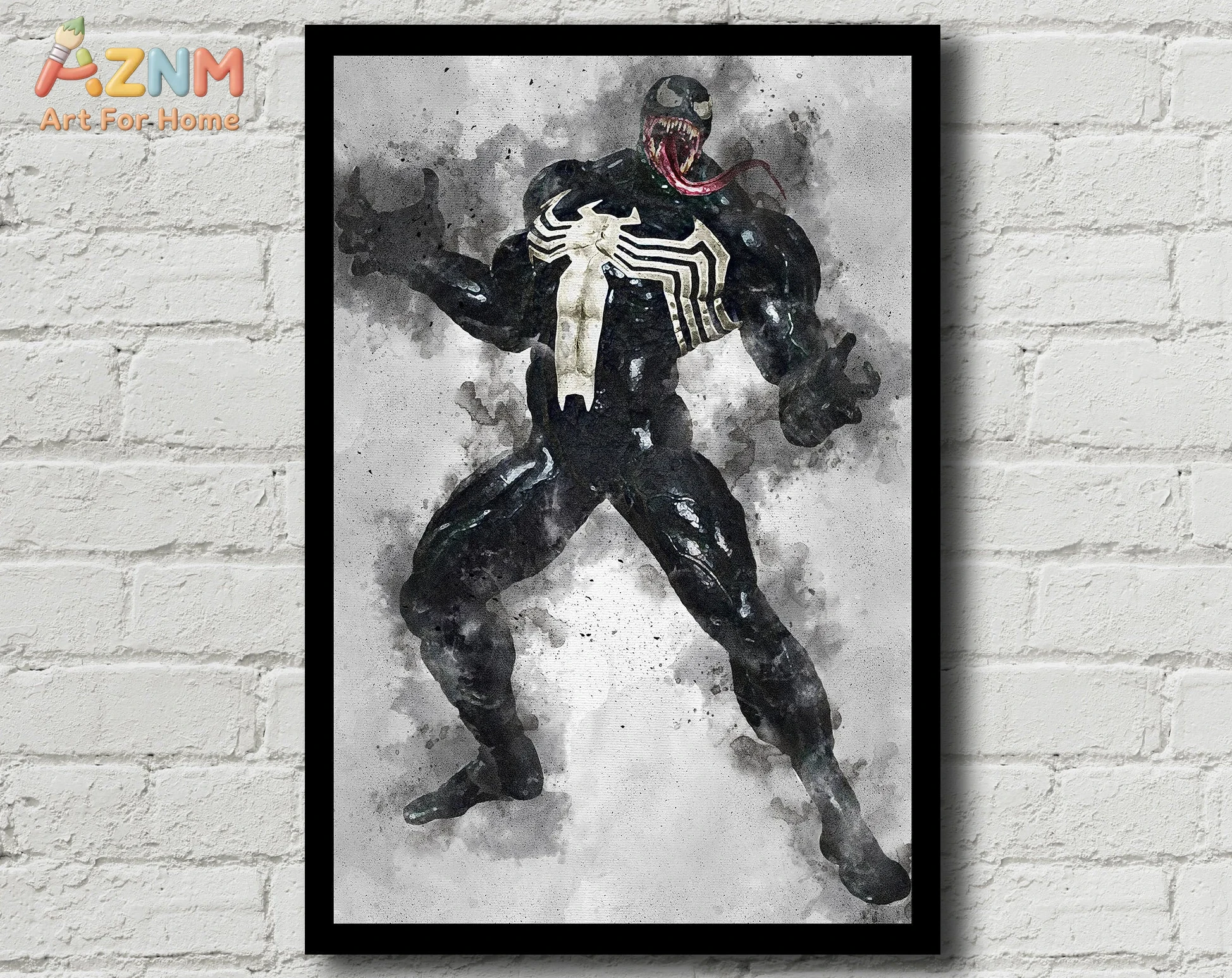 

Постер VENOM - Цифровая печать постера VENOM - Цифровая печать постера Marvel - Акварельный рисунок - Фан-арт - Искусство для печати