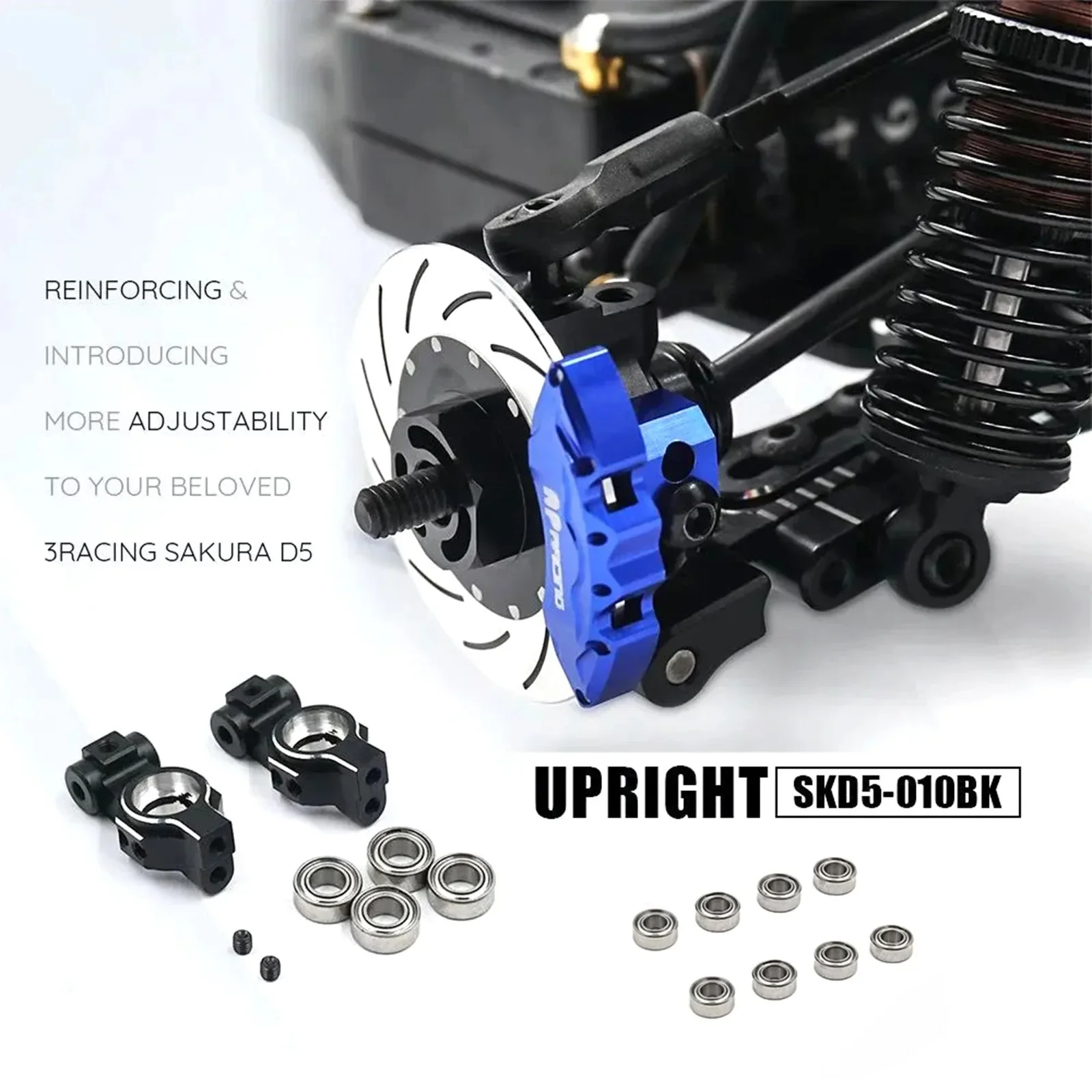 

1/10 Metalen Stuurophanging Upgrade Kit Voor 3Racing Sakura D5
