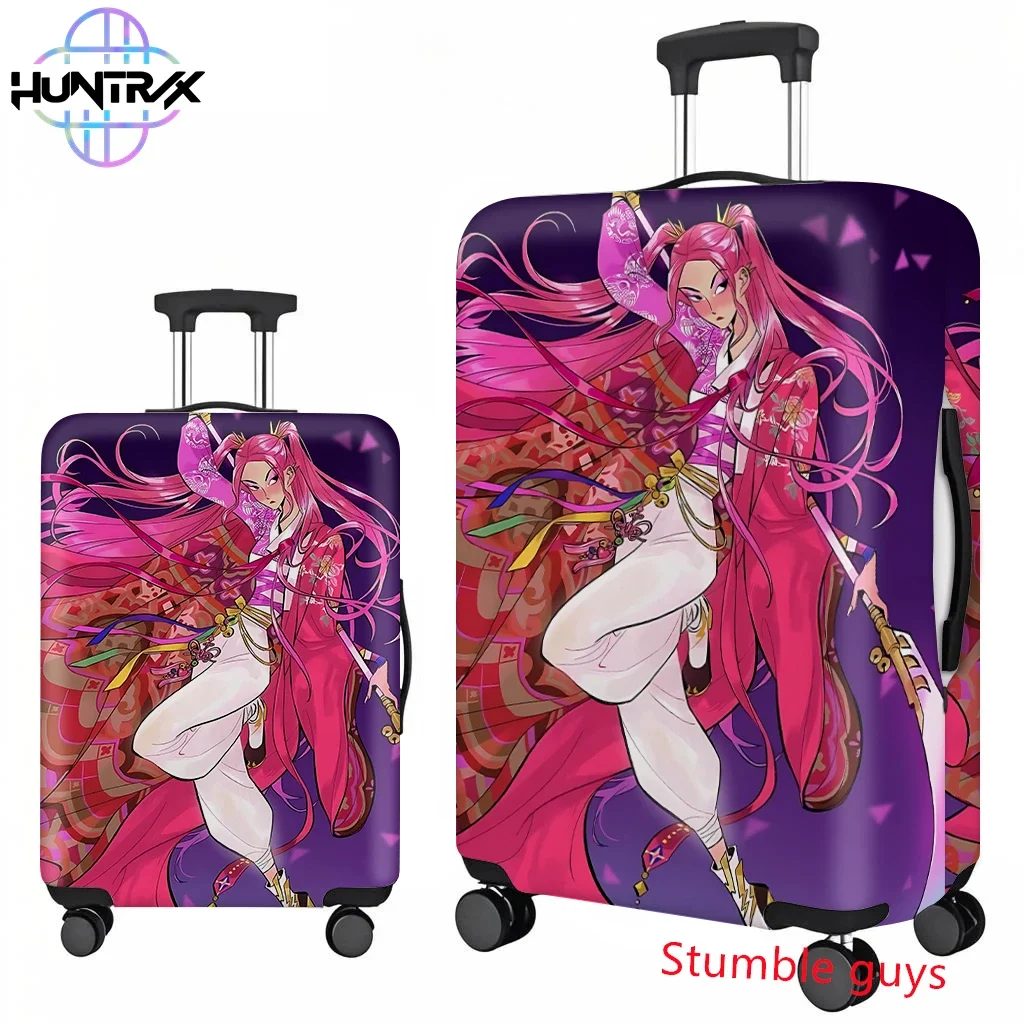 

Kpop Demon Hunters Luggage Cover Fits 18-32 Inch Suitcases Cute Anime Travel Protector