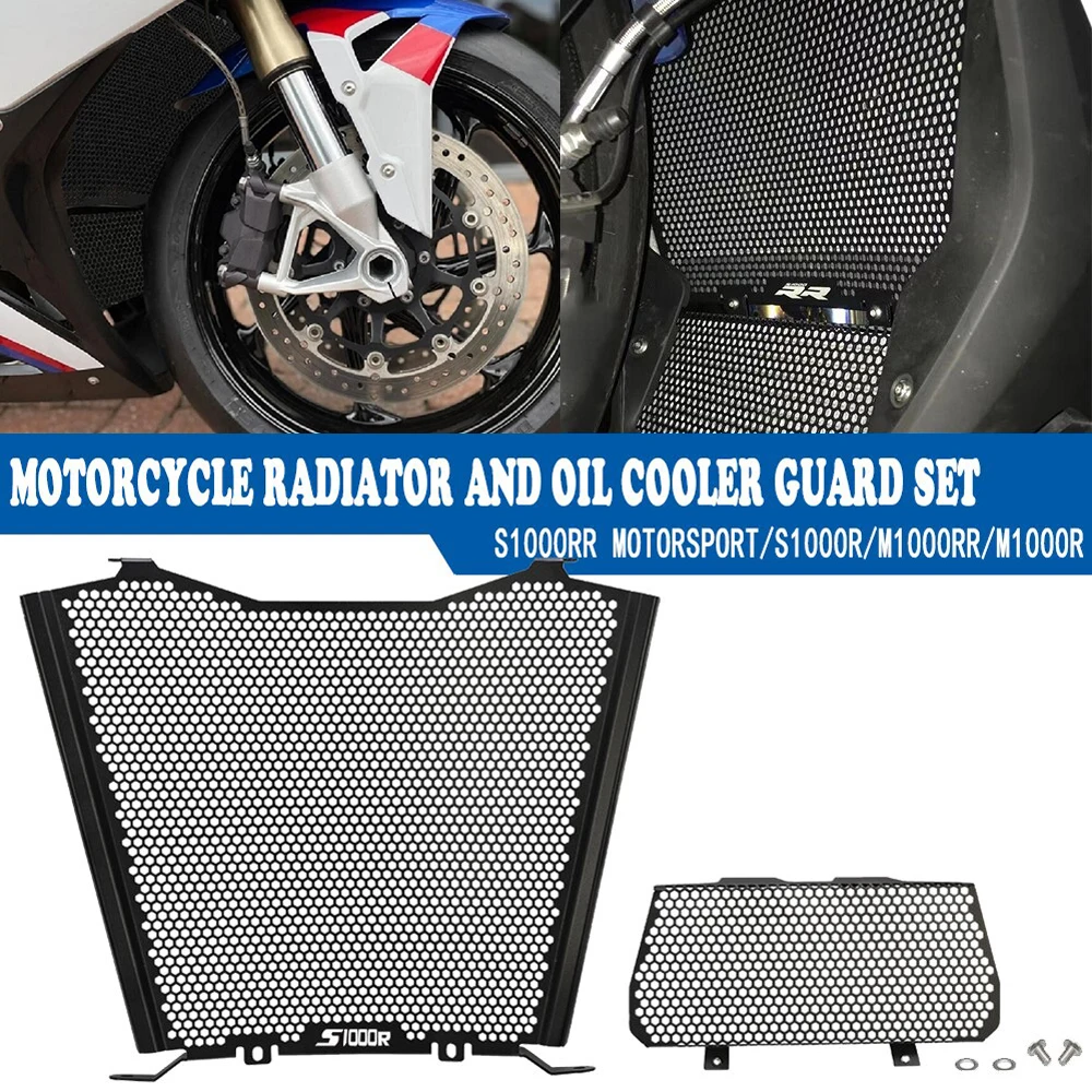 

Motorcycle Part Radiator And Oil Cooler Guard Set Grille Cover Protection For BMW S1000R S 1000 R 2021 2022 2023 S1000 R S 1000R