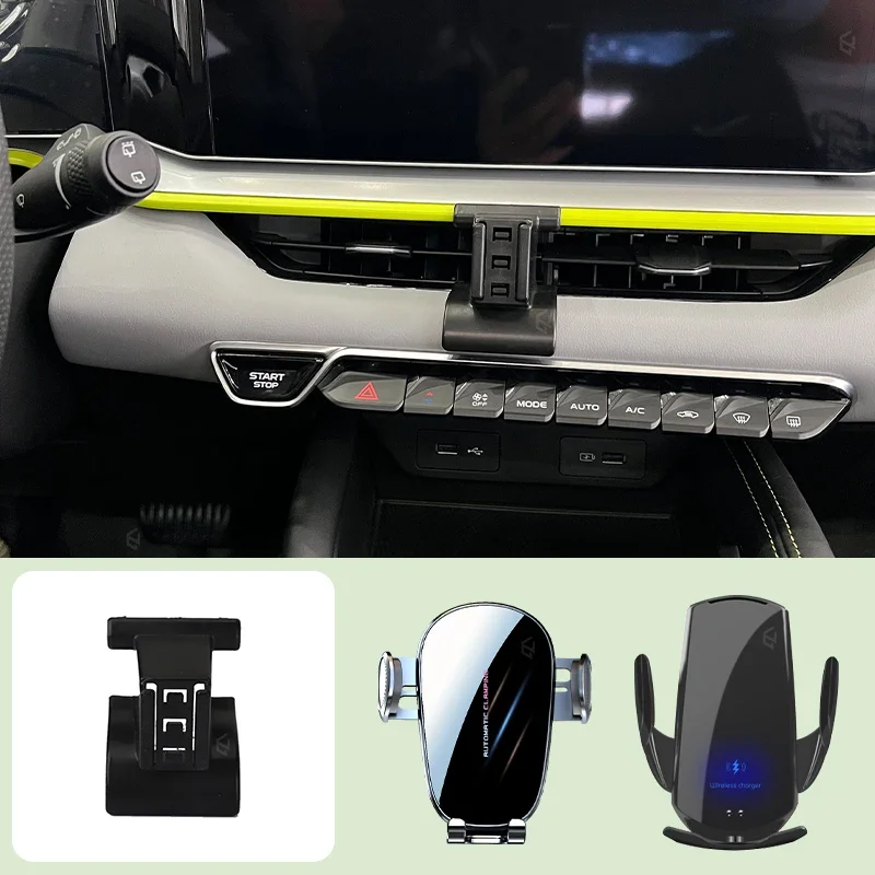 

Car Mobile Phone Holder For GEELY Coolray COOL 2022-2023 Car Special Bracket Base Mobile Support Wireless Charging Bracket