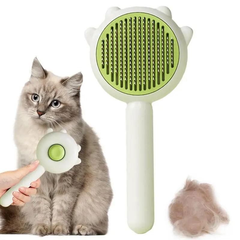 Cat Hair Brush Magic pet comb pet hair cleaning brush Self Cleaning Non Slip Tangled Hair Slicker Brush Pet Grooming Brush Tool