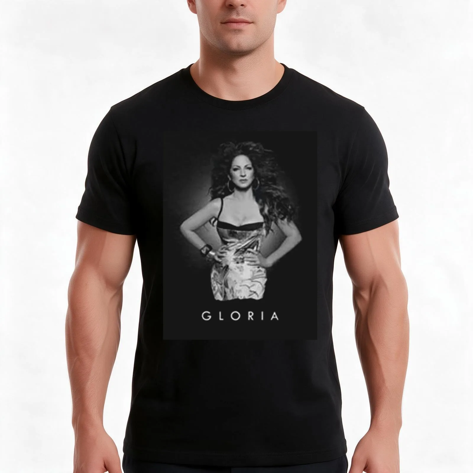Gloria Estefan T-Shirt Summer Casual Cotton Tee Oversized Streetwear Tops Vintage Graphic Print Loose Fit Short Sleeve
