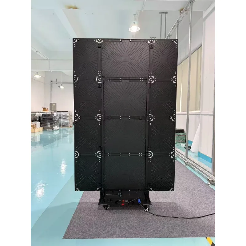 P2 Foldable Double Sided LED Poster Screen High Brightness Ultra Clear Animation Display Support App Control for Indoor Elevator