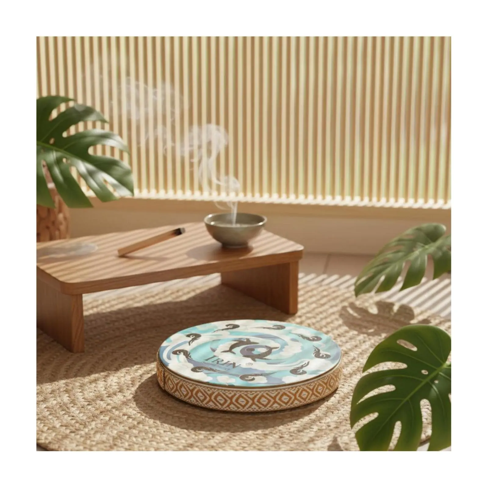 

Ocean Drum Wooden Shell Wave Drum Percussion Instrument Calming Sounds Music Gear Meditation for Daily Practice