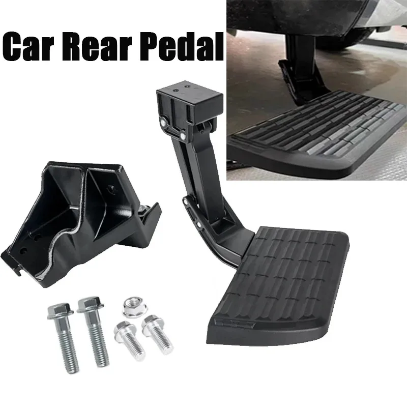 PT392-34231 Retractable Back Rear Bumper Foot Step T-Step BedStep Off Road Pedal Tailgate Ladder Pick-up Truck for Toyota Tundra