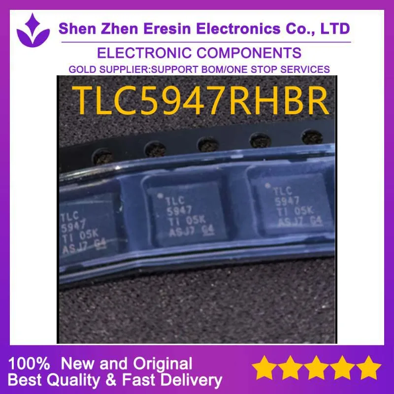 

Free shipping 5PCS/LOT TLC5947RHBR QFN32 New and original